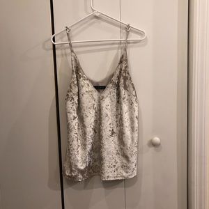 Sleeveless Velvet Cami